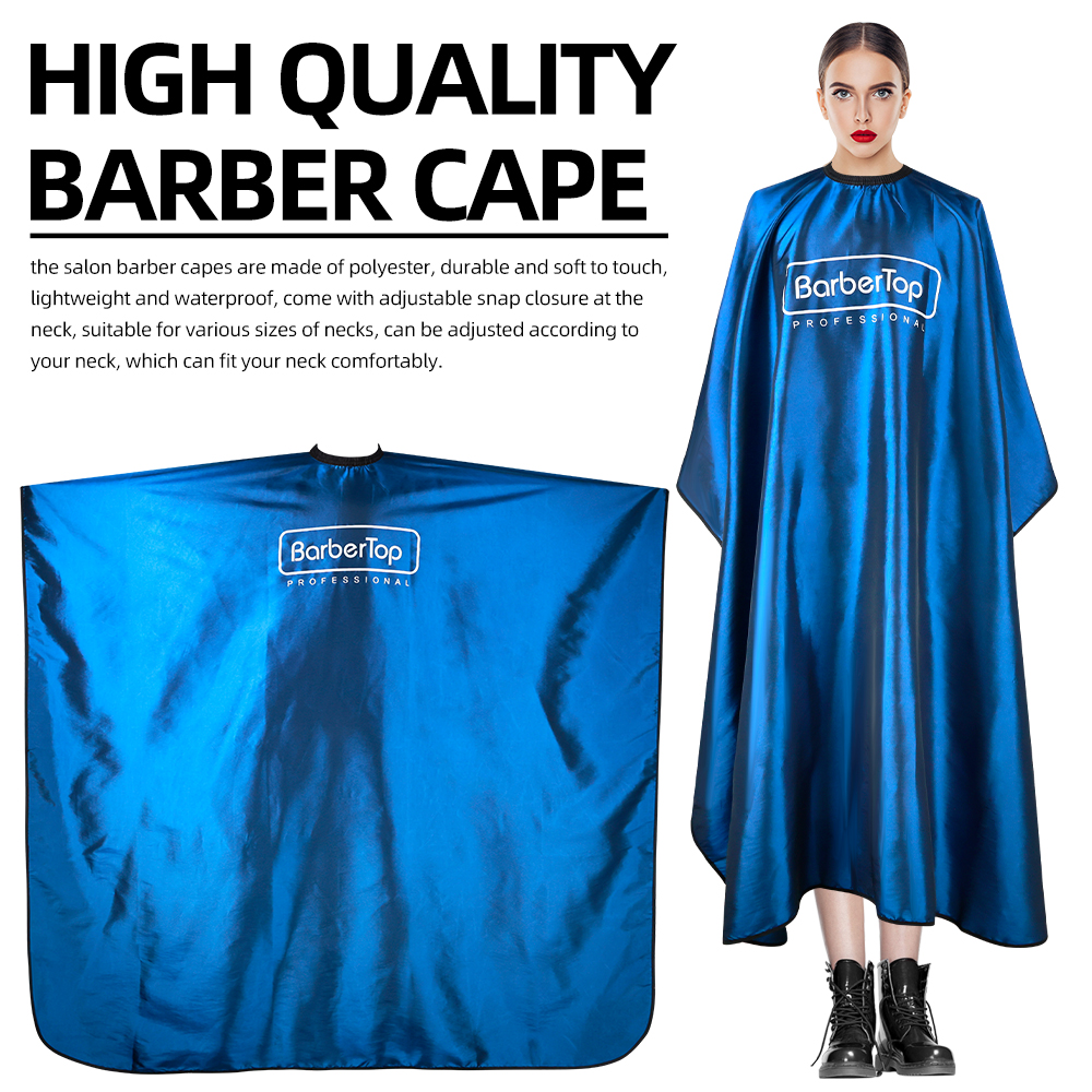 Royal Blue Barber Cape